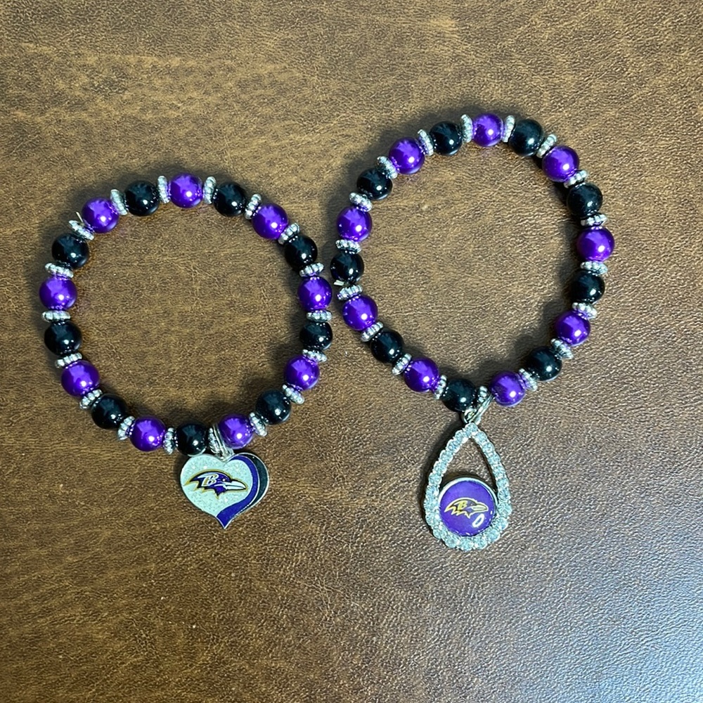 Womans Ravens Bracelets - Set